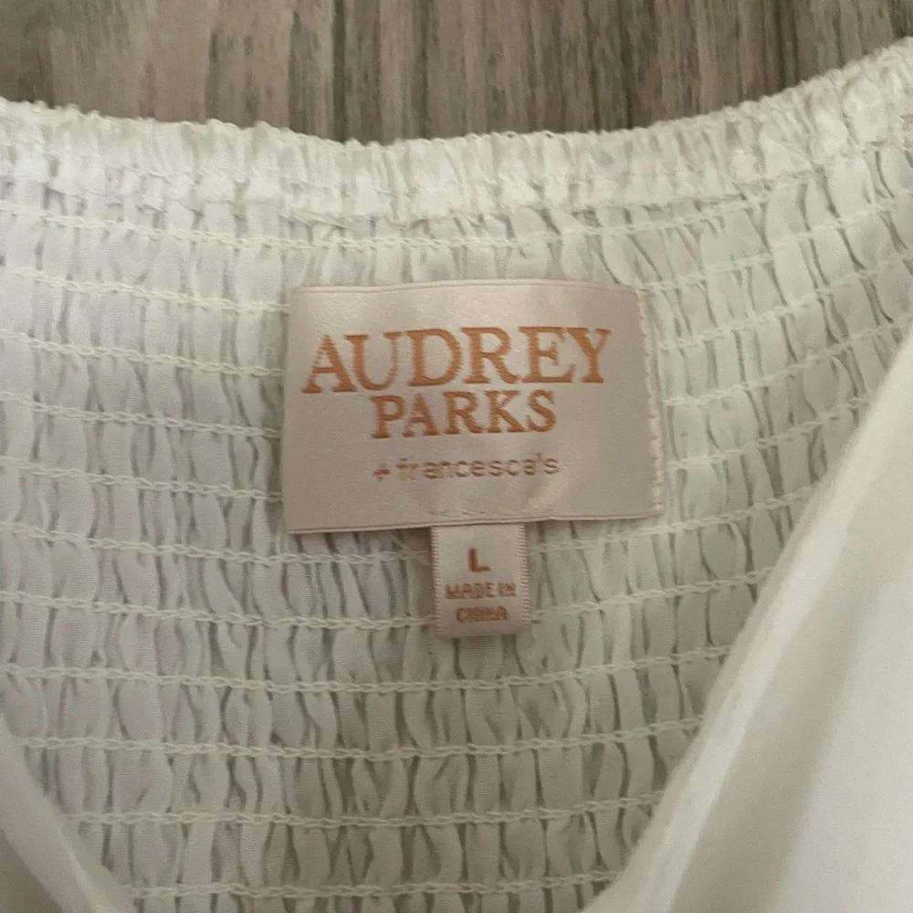 Sheer White Puff Sleeve Dress - Picture 4 of 4